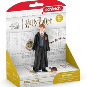 Schleich Harry Potter Ron And Scabbers Figure Set NEW